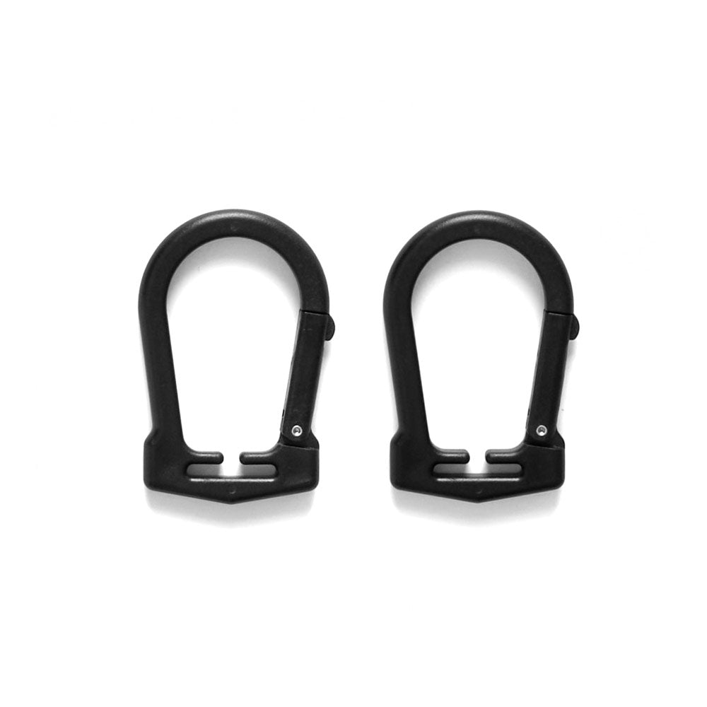 Golf Gifts & Gallery Carabiner Clips - 3 Pack, Black